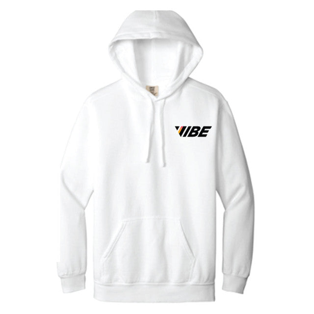 VIBE Pickleball Logo White Hoodie - Unisex