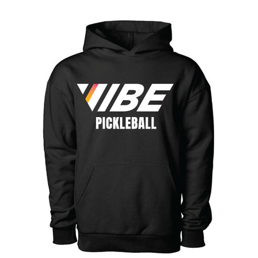 VIBE Pickleball Logo Black Hoodie - Unisex