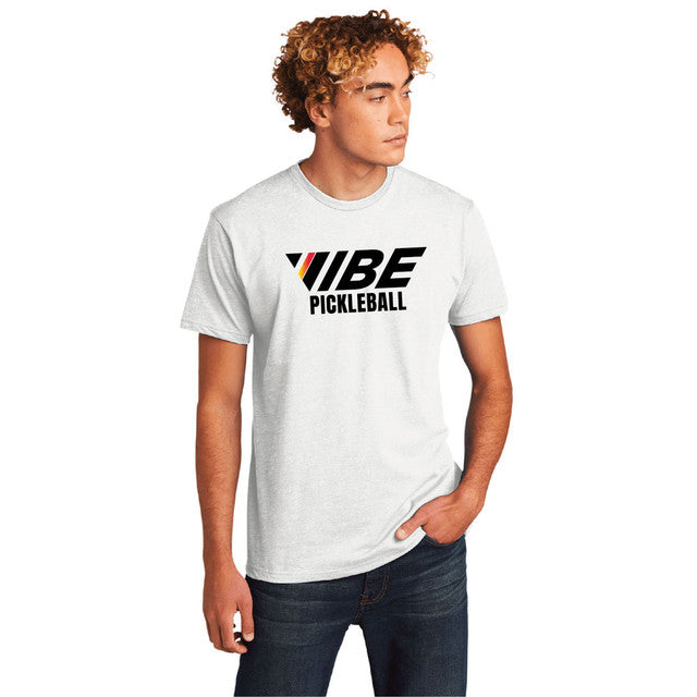 VIBE Pickleball Logo White T-Shirt - Unisex