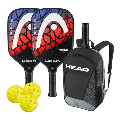 HEAD Radical Tour Classic 2-Paddle Bundle W/Backpack