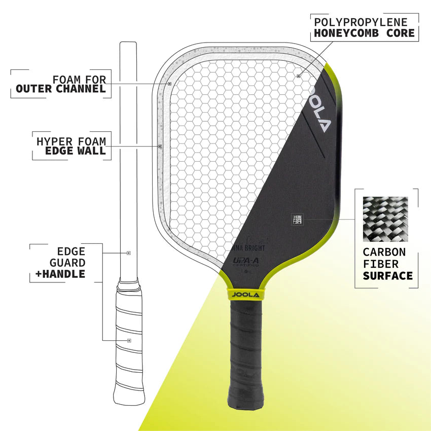 JOOLA Anna Bright Scorpeus 3S 14mm Paddle