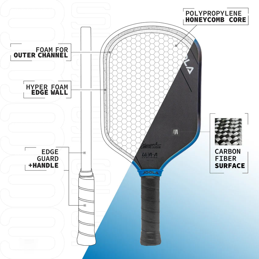 JOOLA Simone Jardim Hyperion 3S 16mm Paddle