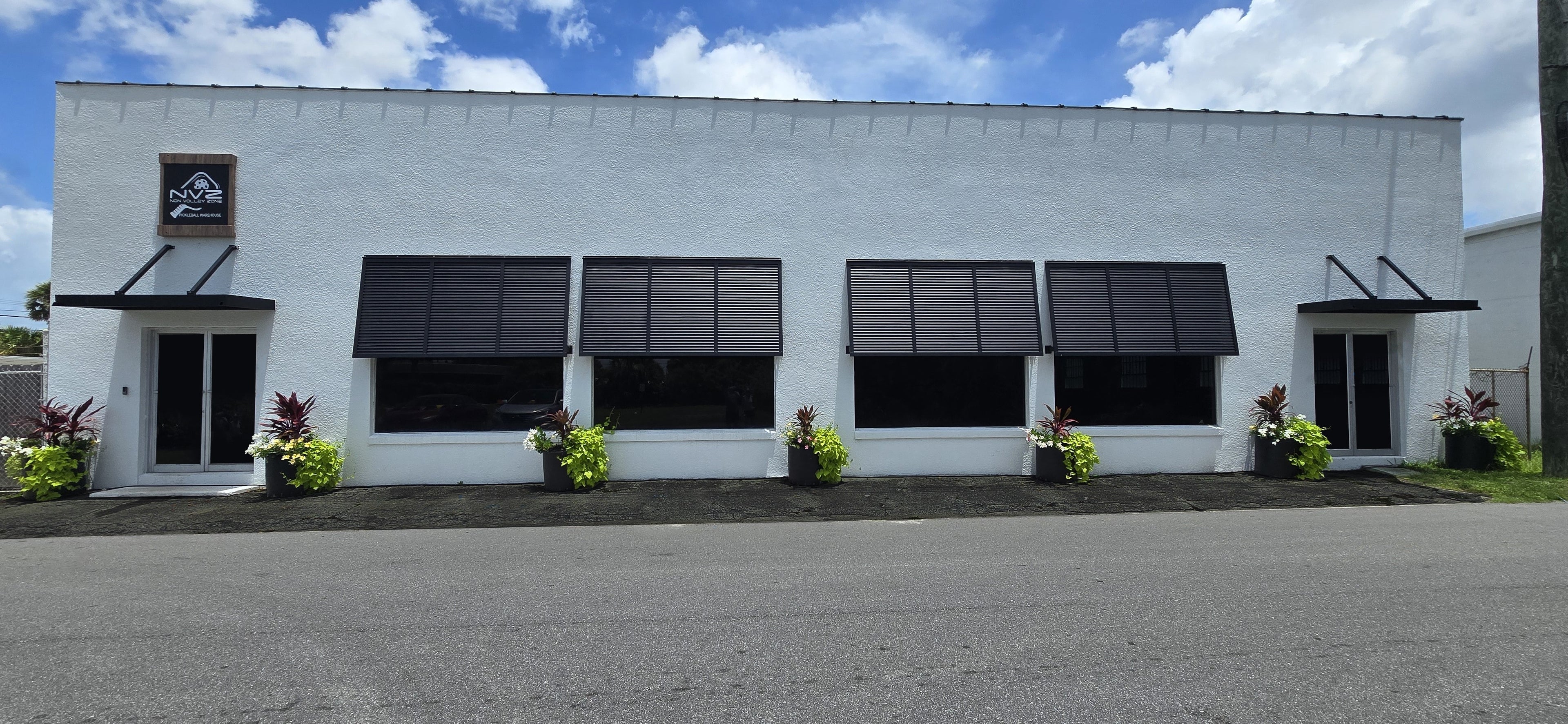 this is a photo of our pickleball NVZ warehouse located in Cocoa, Florida