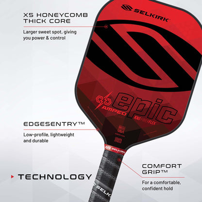 AMPED Epic X5 FiberFlex Paddle