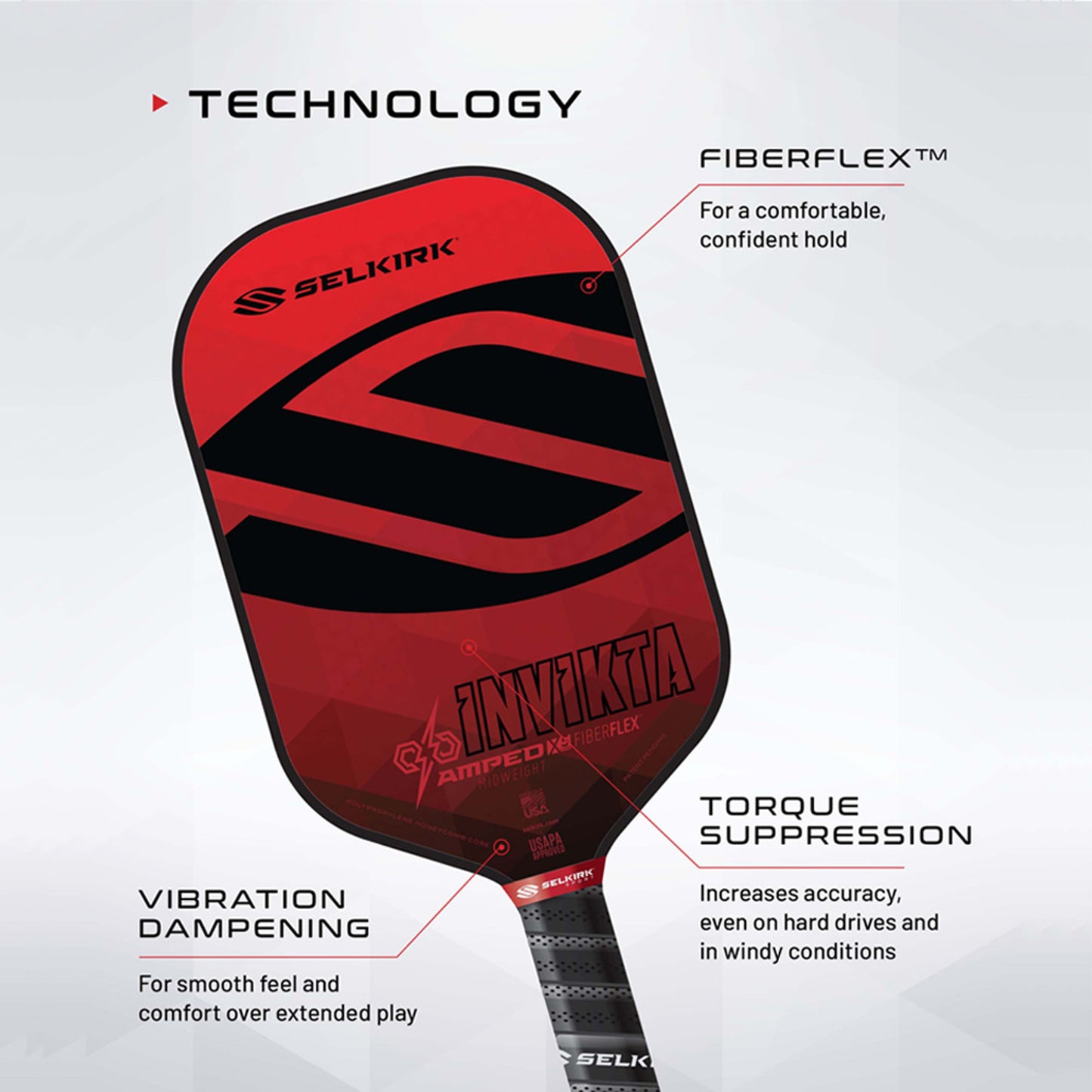 AMPED Invikta X5 FiberFlex Paddle