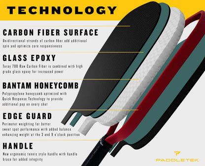 Paddletek Bantam TKO-C 14.3 Pickleball Paddle