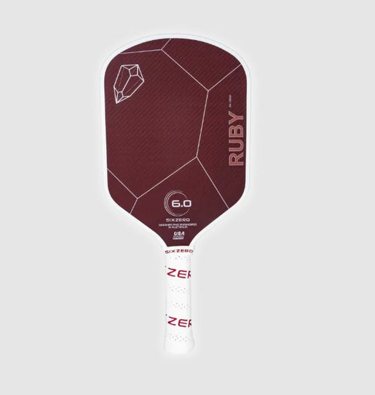 Used Six Zero Ruby 14 mm Pickleball Paddle Performance and Specifications Free