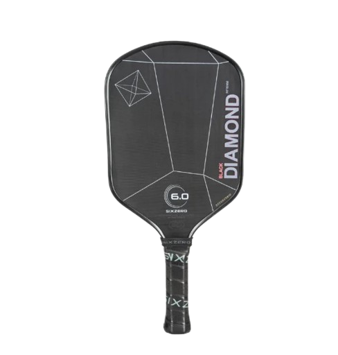 Used Six Zero Black Diamond 16 mm Pickleball Paddle Free