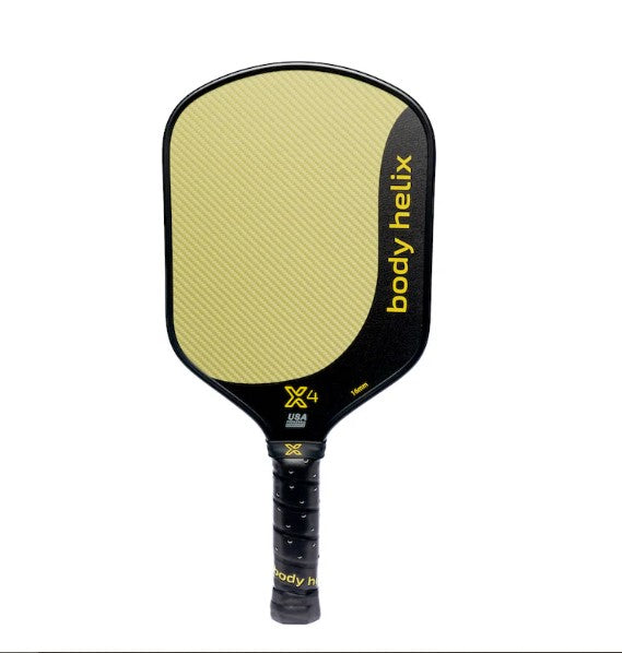 Used Body Helix X4 Gold Kevlar Pickleball Paddle Specification Free