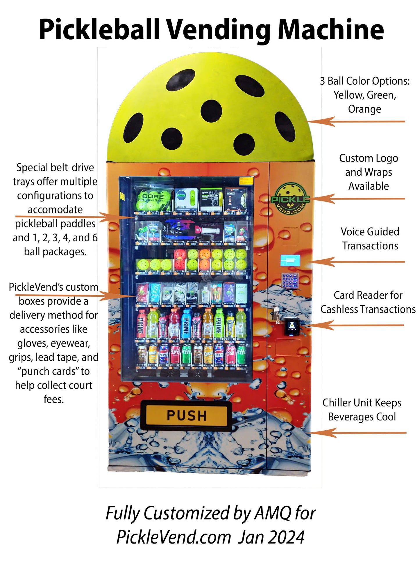 The Original Pickleball Vending Machine Model 101