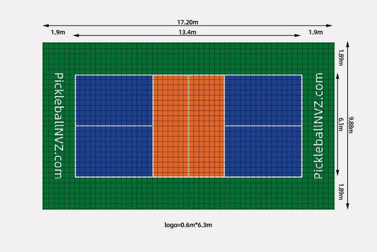 Portable Pickleball Court - Plastic Tile Type